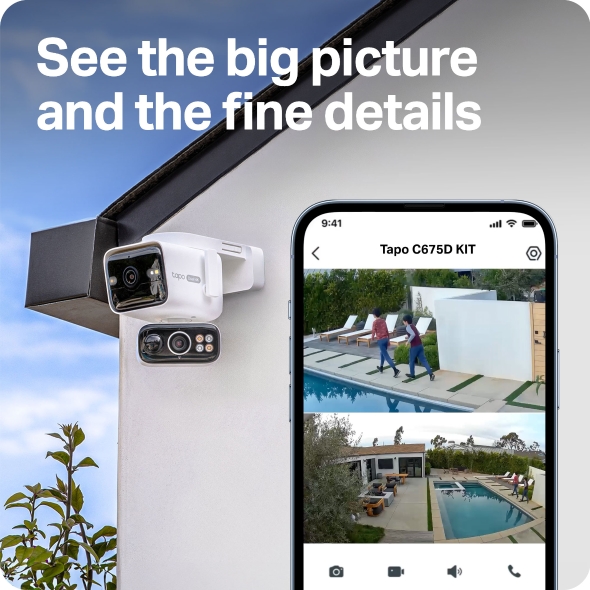 Bộ Camera Wi-Fi Năng Lượng Mặt Trời Tapo C675D KIT 8MP