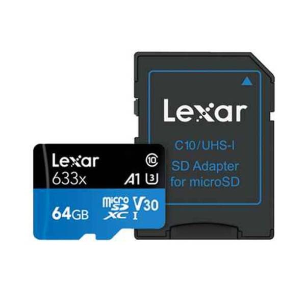 Thẻ nhớ giám sát Micro SD 64GB Lexar LSDMI64GBB633A Class 10
