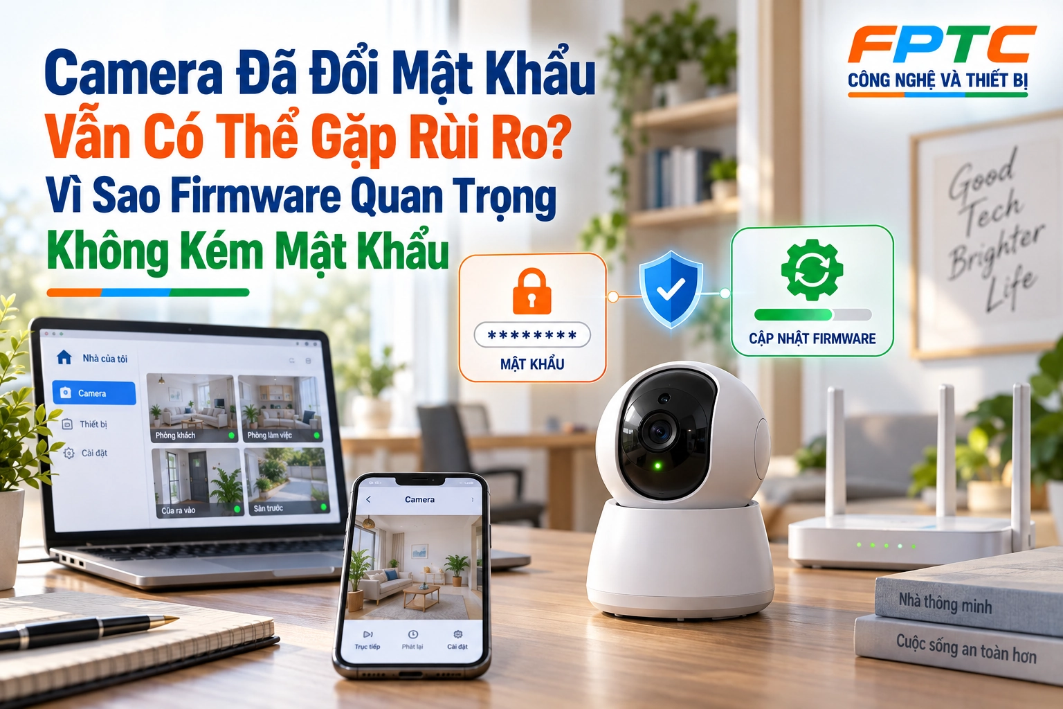 Camera Đã Đổi Mật Khẩu Vẫn Có Thể Gặp Rủi Ro? Vì Sao Firmware Quan Trọng Không Kém Mật Khẩu