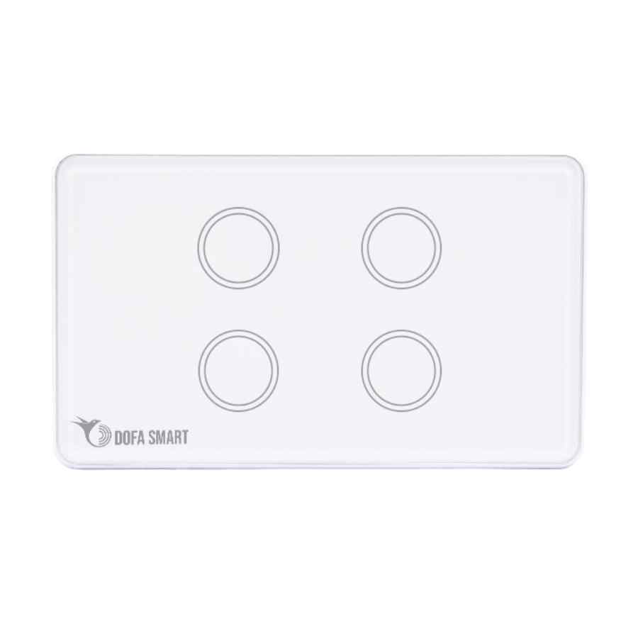 Công tắc thông minh 4 nút Zigbee DOFA SMART màu trắng T284