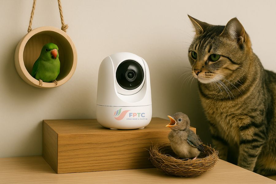 🎯 Camera Quan Sát Chim Và Vật Nuôi Trong Nhà – Giải Pháp Hiện Đại Cho Người Yêu Động Vật