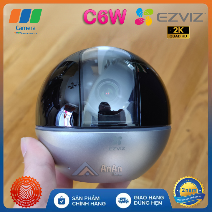 Trọn bộ Camera Hikvision EZVIZC6W 360° Full 2K âm thanh 2 chiều