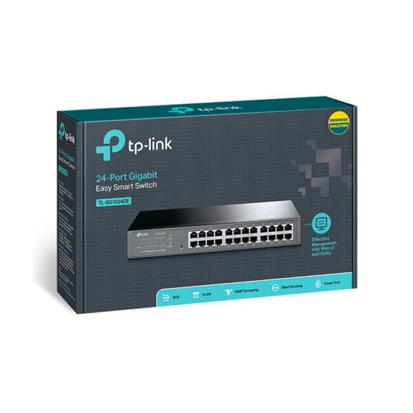 Easy Smart Switch 24 cổng Gigabit TP-LINK TL-SG1024DE