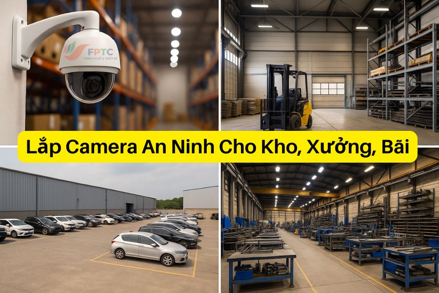 Lắp Đặt Camera An Ninh Cho Kho, Xưởng, Bãi – Bảo Vệ Tài Sản Lớn Với Chi Phí Hợp Lý