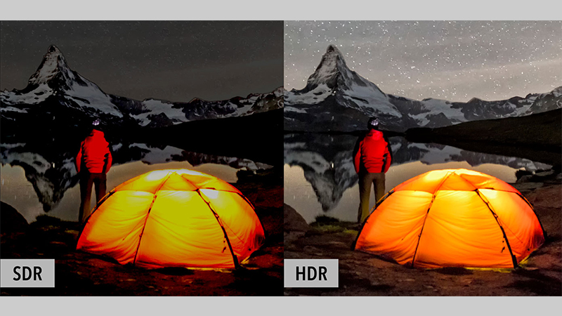 Khác biệt giữa HDR và SDR