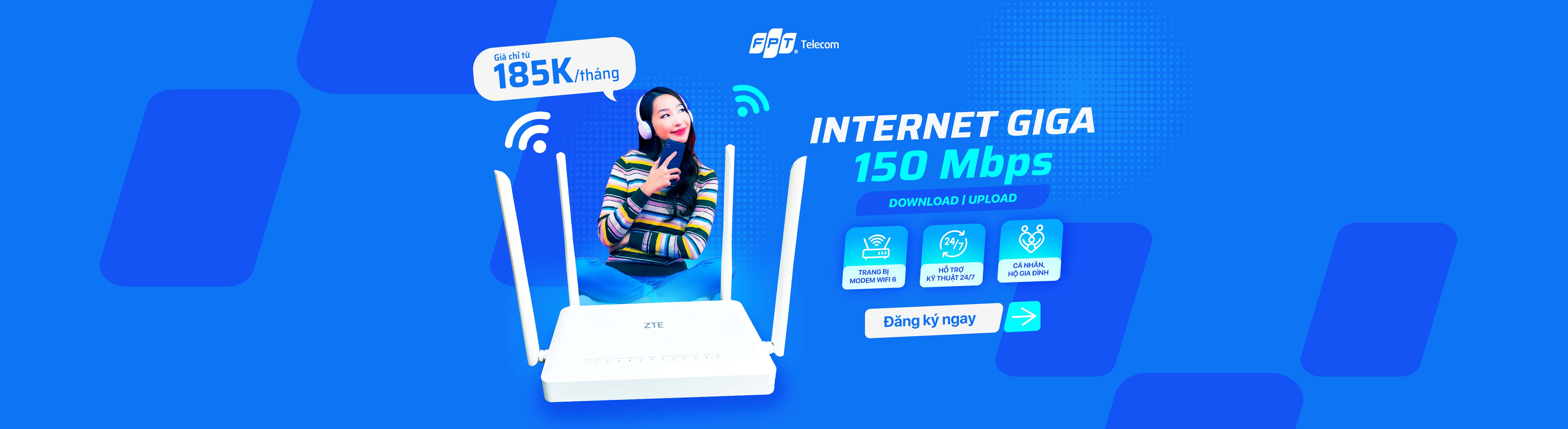 Lắp mạng FPT - Tìm hiểu chi tiết các gói cước Internet Wifi và Đăng ký lắp đặt nhanh