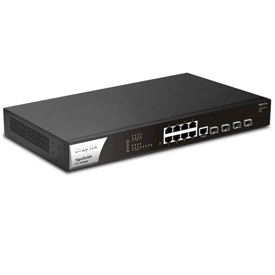 Managed Switch 8 cổng Draytek VigorSwitch PQ2121x