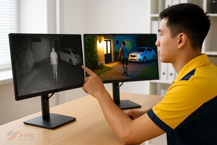 Nên Dùng Camera Có Hồng Ngoại Hay Camera Có Màu Ban Đêm? So Sánh Chi Tiết 2025