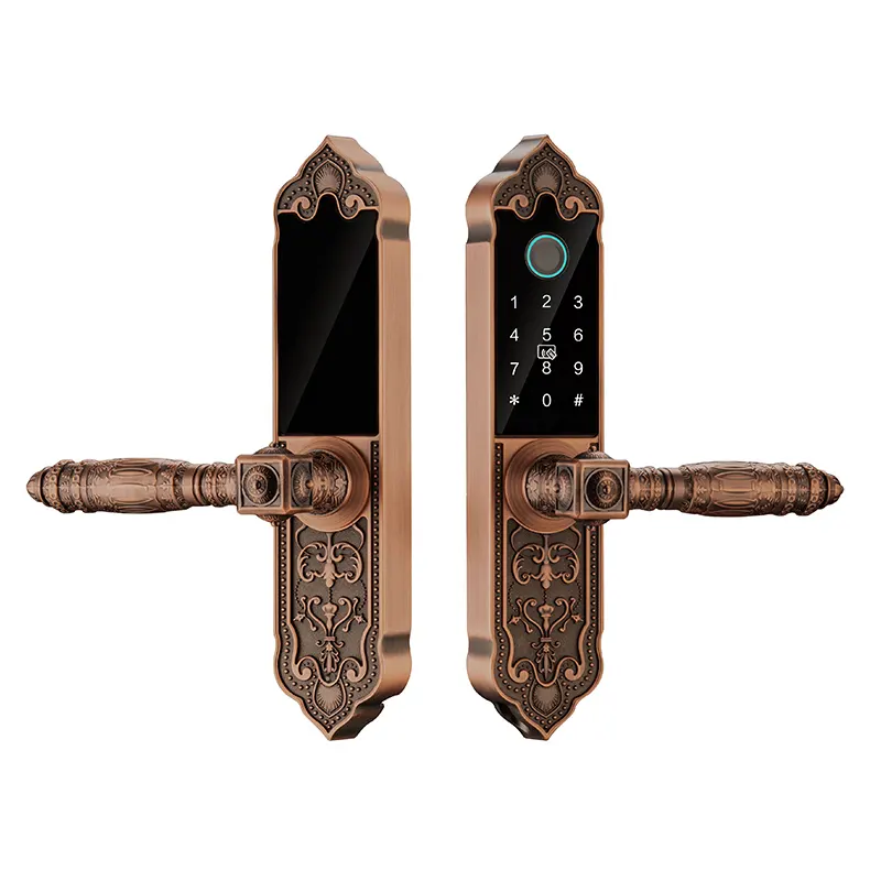 Khóa Vân Tay Tân Cổ Điển Cao Cấp IBC C202