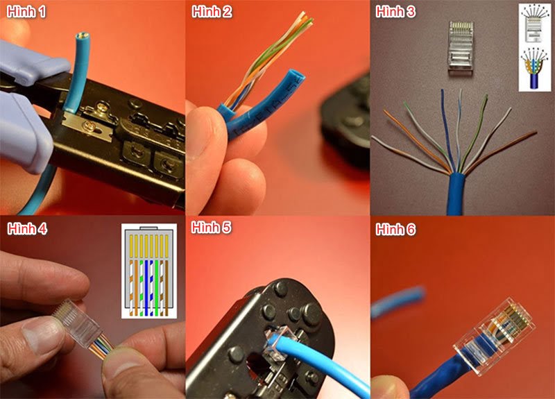 Cách cắt cáp Ethernet