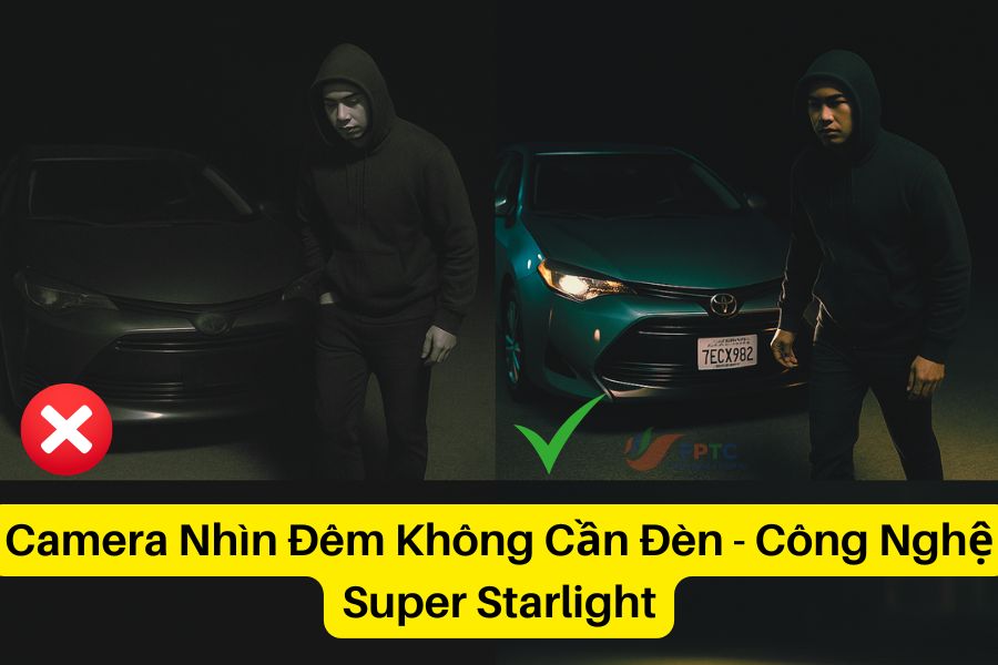Camera Nhìn Đêm Không Cần Đèn - Công Nghệ Super Starlight 2025