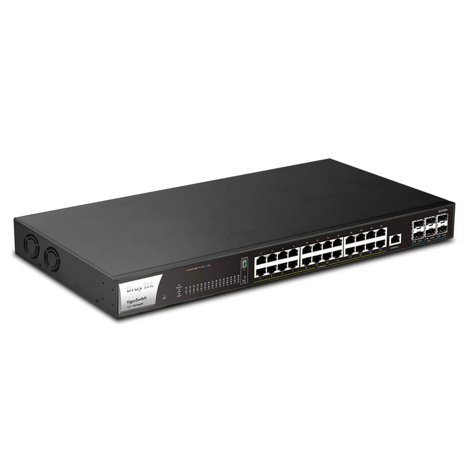 Managed Switch 24 cổng Draytek VigorSwitch Q2300x