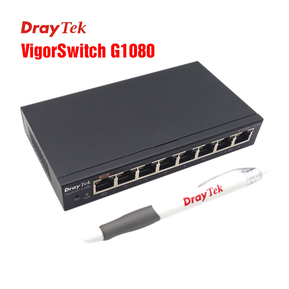 Smart switch 8 port Gigabit Draytek VigorSwitch G1080