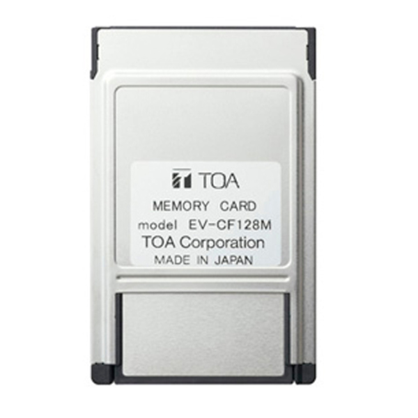 Thẻ nhớ 128MB: TOA EV-CF128M
