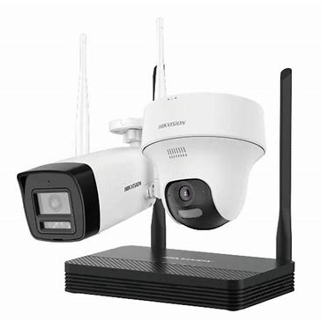 Bộ KIT WIFI combo 2 Camera IP HIKVISION NT-NKS422W02H Đàm Thoại,Quay Quét 360 -FHD