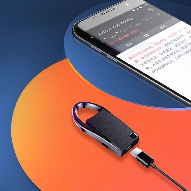 Móc khóa ghi âm S1-16GB Newsmy – Ghi âm 24h, Ngụy trang kín đáo