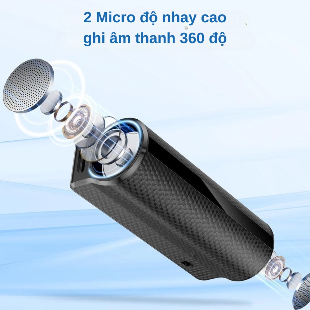 Bút ghi âm PQ8 từ tính Mạnh - Ghi âm rõ nét, lọc nhiễu âm Tốt
