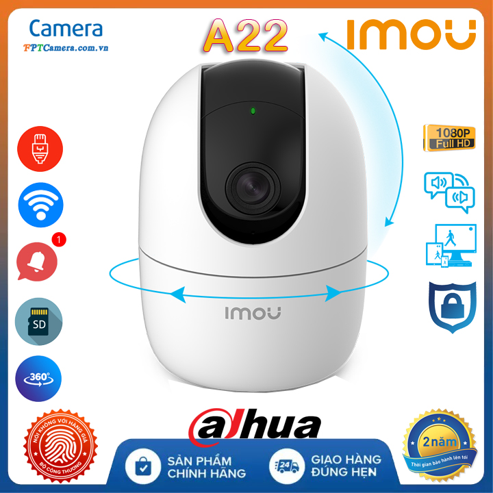 Trọn Bộ Camera IP Wifi 360° Full HD 2.0MP IMOU Giá ưu đãi