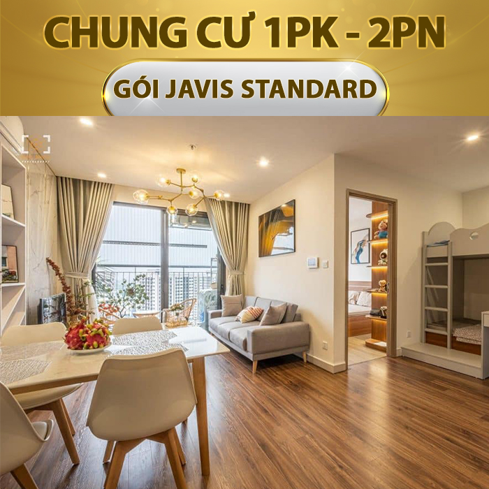 TRỌN GÓI NHÀ THÔNG MINH JAVIS STANDARD (Cho Chung Cư 1 Khách + 2 Ngủ)