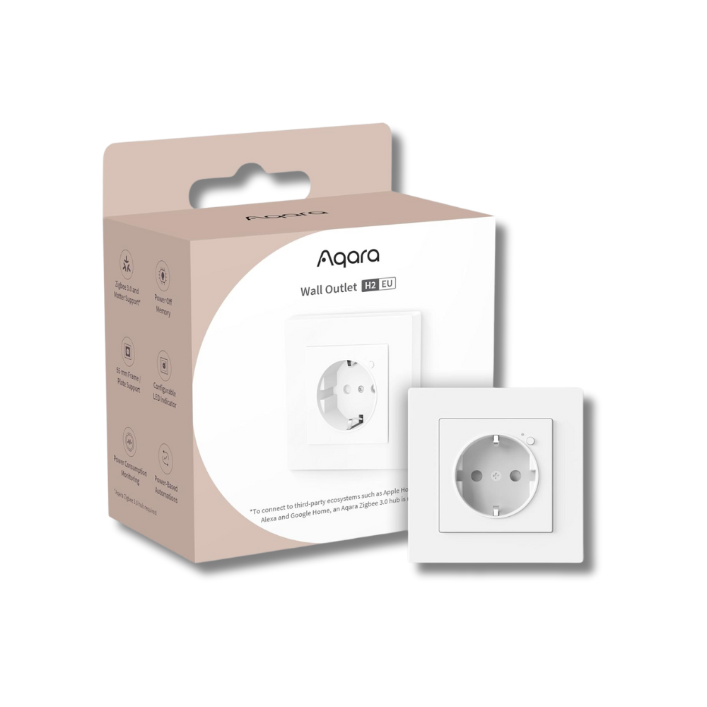 Ổ cắm âm tường thông minh bản EU AQARA H2 (WP-P01D)
