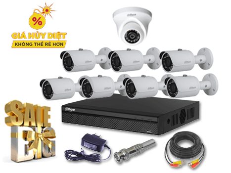 Bộ 8 Camera Hikvision chất lương Full HD 1080P