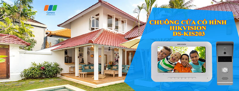 CHUÔNG CỬA CÓ HÌNH HIKVISION DS-KIS203