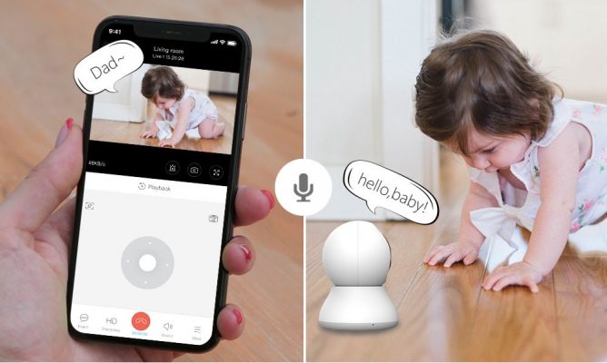 Camera Wifi kết nối Online, cho phép bạn đàm thoại 2 chiều, quay quét 360 độ, tiện ích và hiện đại
