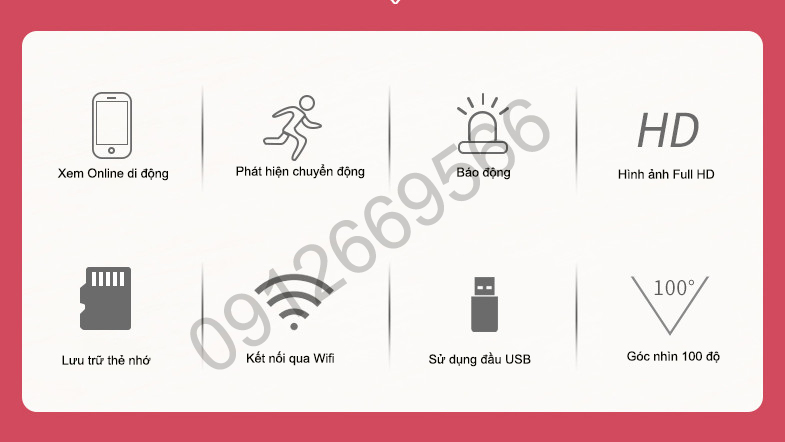 Camera ngụy trang UEYE Full HD ngụy trang giấu kín cực tốt