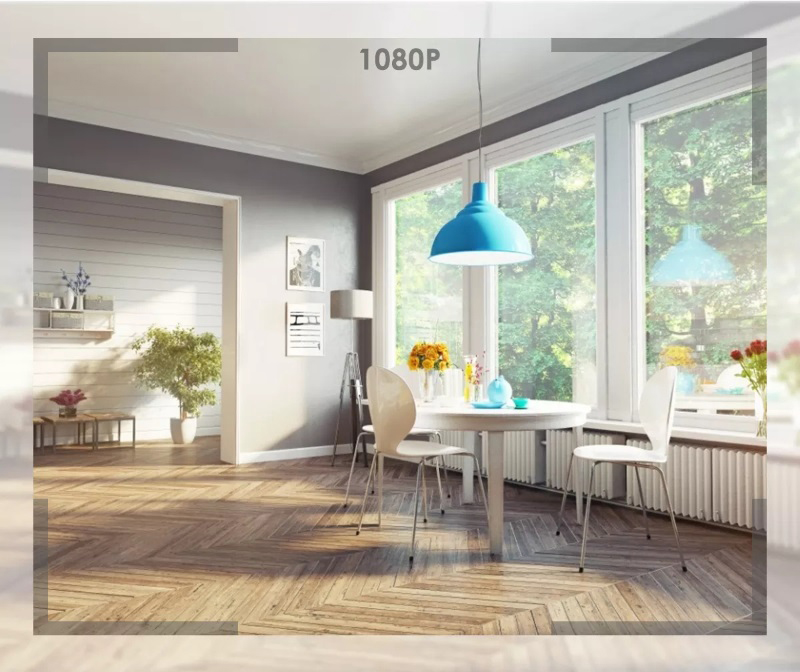 Chất lượng Video Full HD giúp bạn nhìn rõ mọi thứ trong tầm mắt